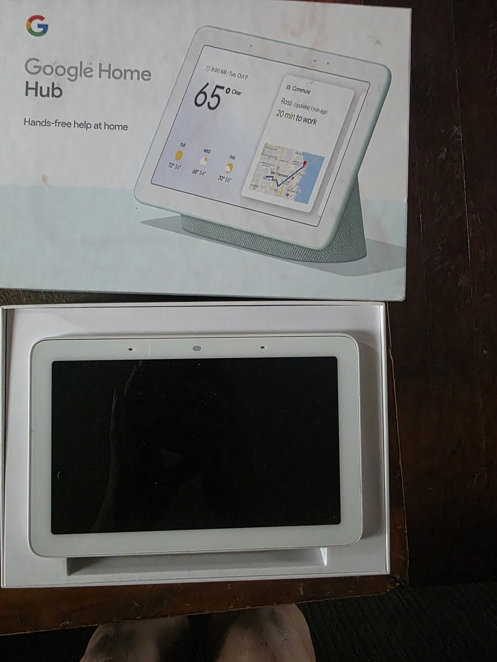 Google Home Hub Smart Display in White